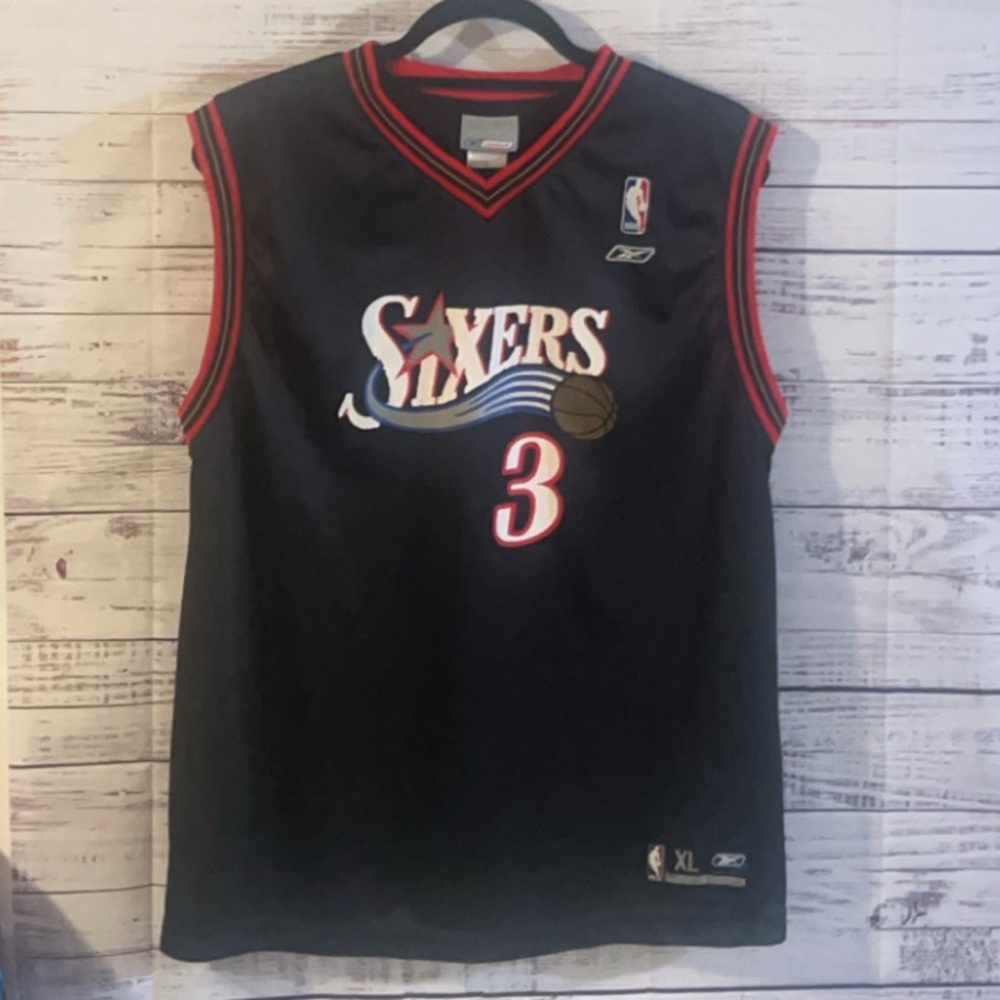 Reebok Philadelphia 76ers Allen Iverson #3 Jersey